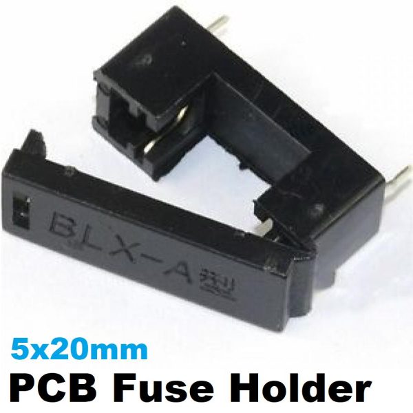 PCB Fuse 5x20mm Holder BLX-A Kotak Rumah Sekring Kaca Sekering Keramik