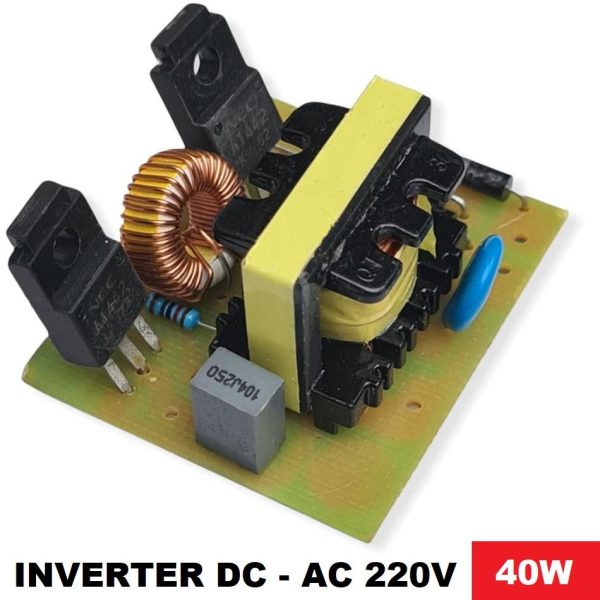 Modul Power Inverter 40W DC 12V to AC 220V boost step up module